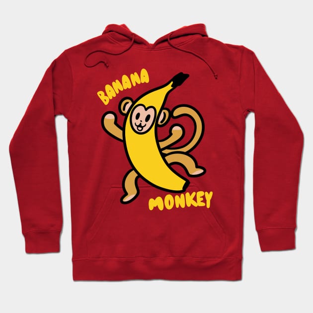 Banana monkey hoodie hot sale